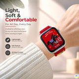 Light,
Soft &
Comfortable - Black Horse Braided Nylon Magnetic Apple Watch Strap for 38-49mm