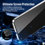 Ultimate Screen Protection - BLUEO 3D Receiver Dustproof HD Tempered Glass with Applicator Pro