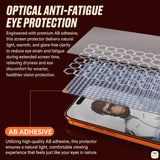 OPTICAL ANTI-FATIGUE
EYE PROTECTION - BLUEO 3X Drop-Resistant Eye-Friendly Tempered Glass with Installer