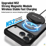 Upgraded N52
Strong Magnetic Module
Wireless Stable Fast Charging - BLUEO Ape Matte Anti-Drop MagSafe Case with Camera Button