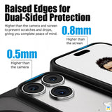 Raised Edges for
Dual-Sided Protection - BLUEO Ape Matte Anti-Drop MagSafe Case with Camera Button