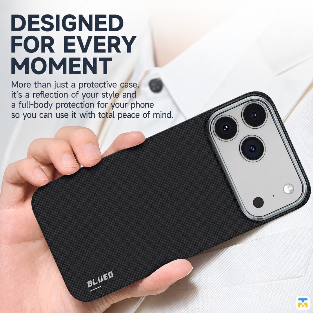 BLUEO for iPhone 17 Series Air Aramid Fiber MagSafe Case