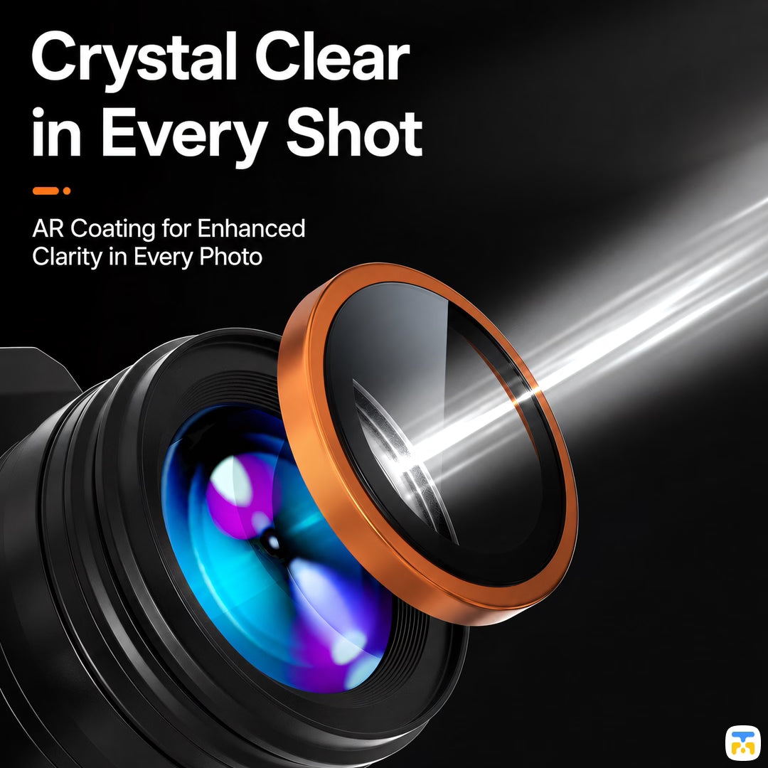 Crystal Clear
in Every Shot - BLUEO for iPhone 17 Series Original Metal Frame Lens Protector Glass