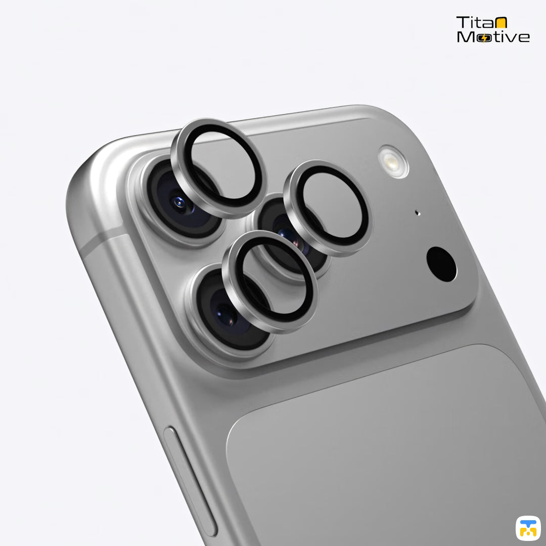 BLUEO for iPhone 17 Series Original Metal Frame Lens Protector Glass