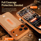 Full Coverage
Protection, Elevated - BLUEO for iPhone 17/18 Series Orange Sea Lightweight MagSafe Case