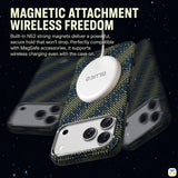 MAGNETIC ATTACHMENT
WIRELESS FREEDOM - BLUEO Galaxy Gilded Tactile Woven  Anti-Drop Aramid Fiber Case