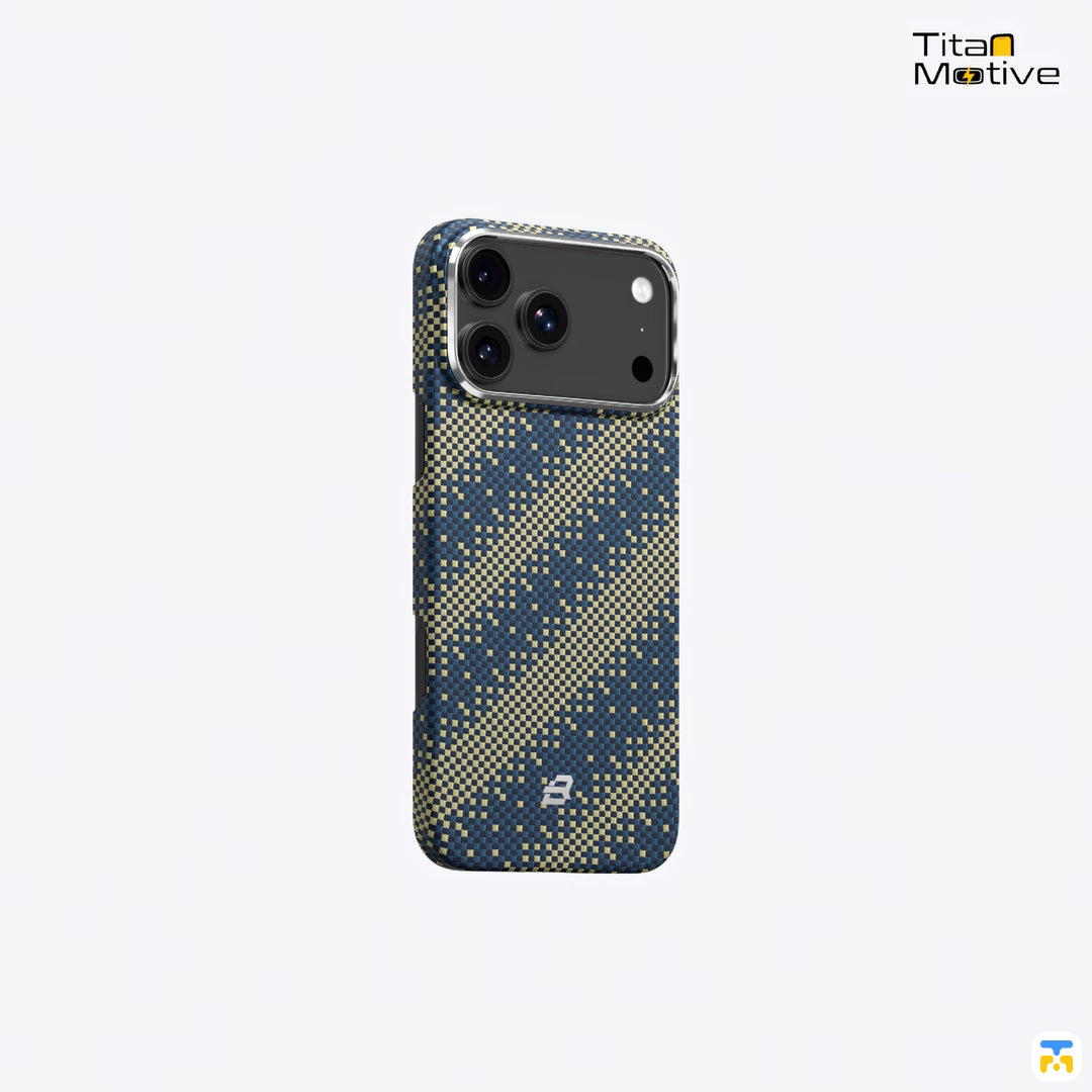 BLUEO Galaxy Gilded Tactile Woven  Anti-Drop Aramid Fiber Case
