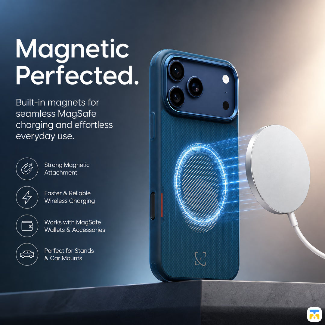 Magnetic
Perfected - BLUEO Interstellar Lightweight Drop-Resistant Magnetic Aramid Fiber Case