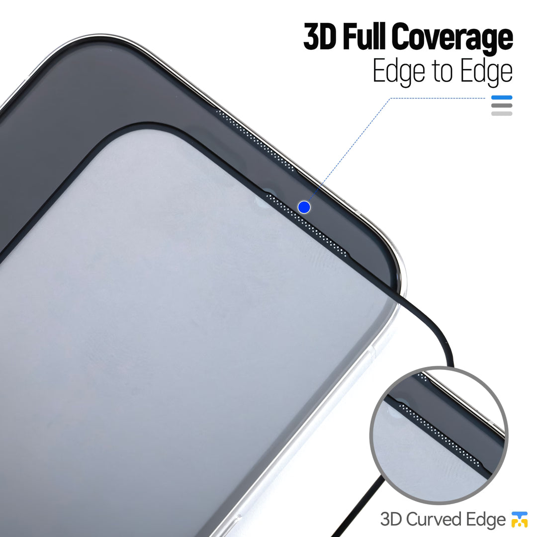 3D Full Coverage
Edge to Edge - BLUEO Narrow Border 3D Tempered Glass with Applicator