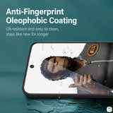 Anti-Fingerprint
Oleophobic Coating - BLUEO S26 Ultra Full Coverage Dustproof HD Tempered Glass