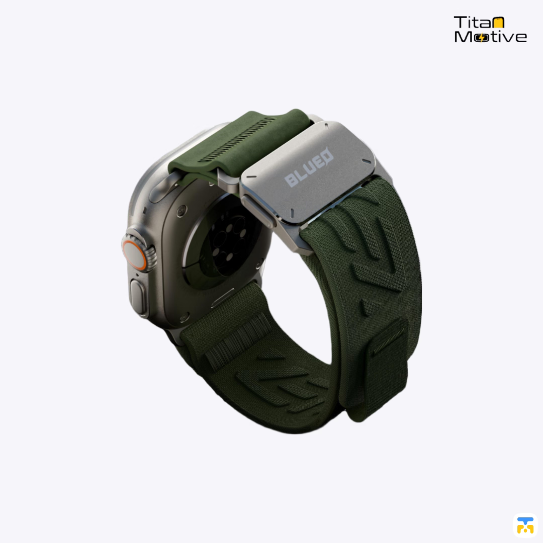 BLUEO Woven Nylon Magnetic Quick-Release Apple Watch Sport Band