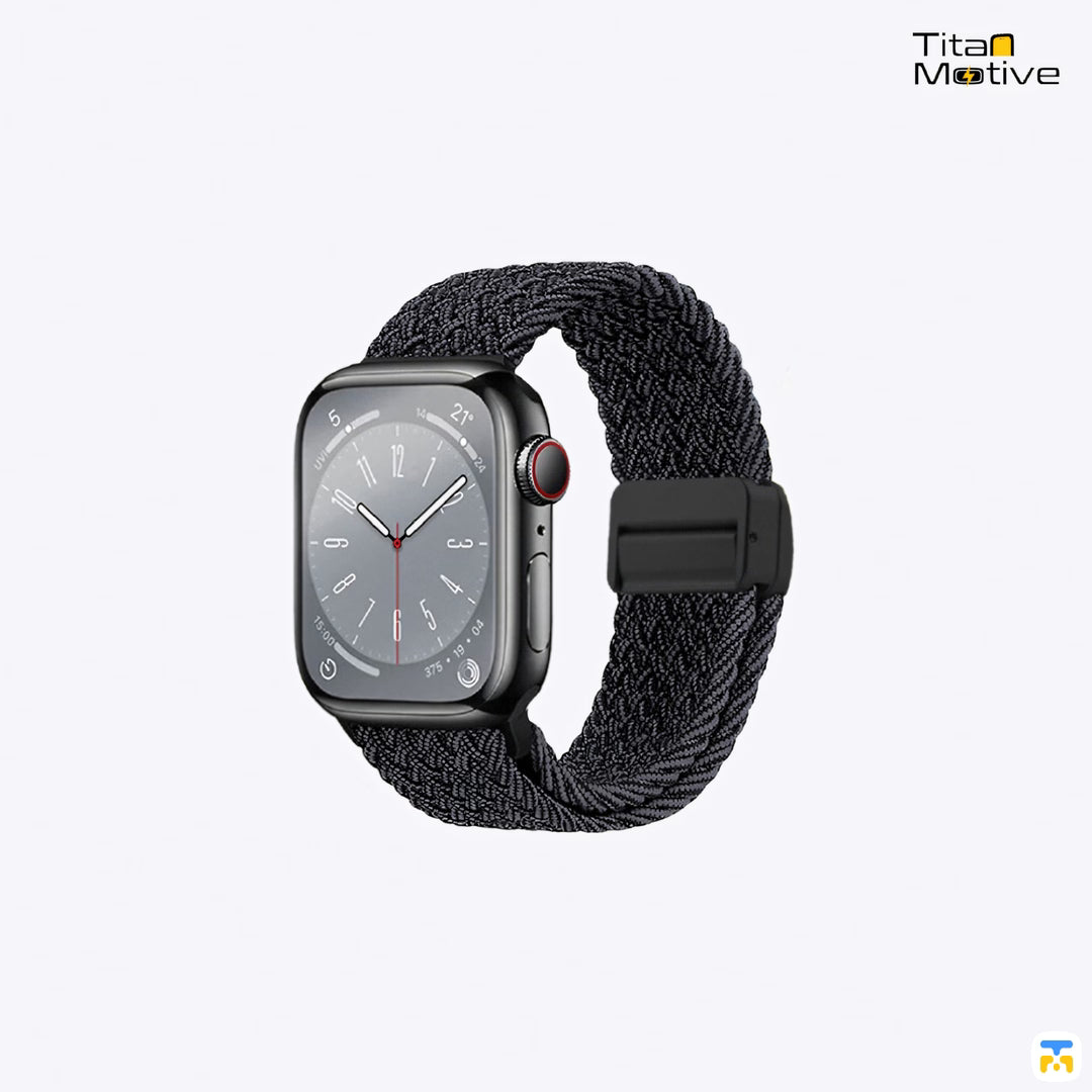 Braided Nylon Magnetic Apple Watch Strap for 38-49mm