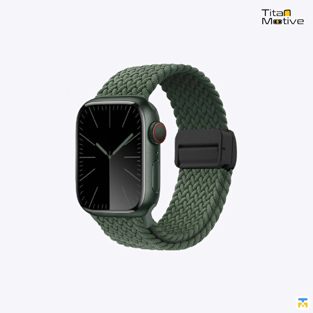 Braided Nylon Magnetic Apple Watch Strap for 38-49mm