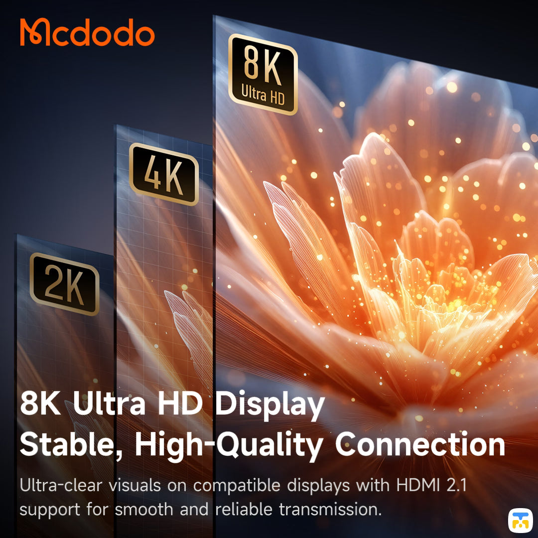 8K Ultra HD Display
Stable, High-Quality Connection - Cab Flow USB-C to HDMI Cable With 60Hz Resolution 2m