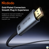 Gold-Plated Connectors
Smooth Plua-In Experience - Cab Flow USB-C to HDMI Cable With 60Hz Resolution 2m