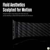 Fluid Aesthetics
Sculpted for Motion - Carbon Fiber Pattern Metal Apple Watch Strap for 38-49mm