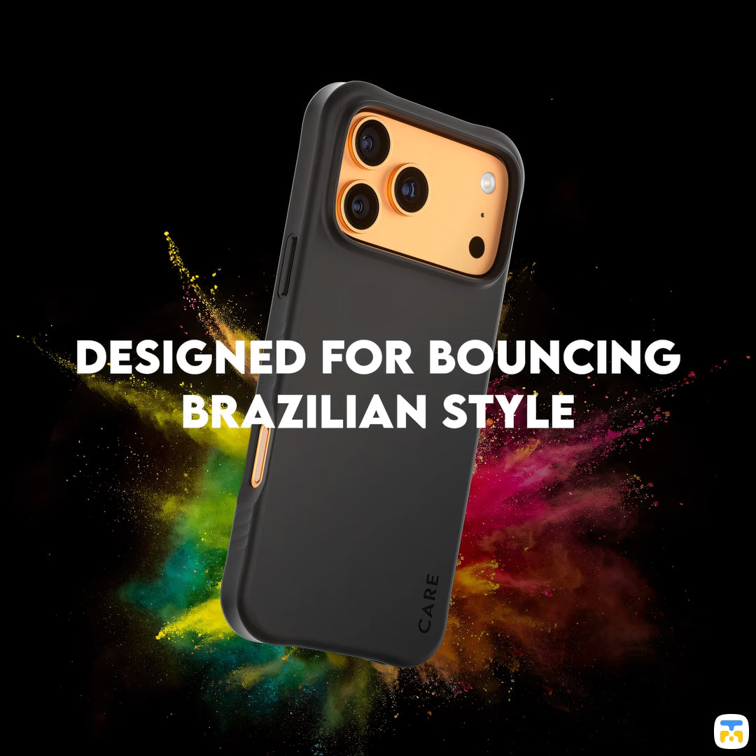 DESIGNED FOR BOUNCING BRAZILIAN STYLE - CARE by PanzerGlass Samba for iPhone 17 Series - MagSafe Case