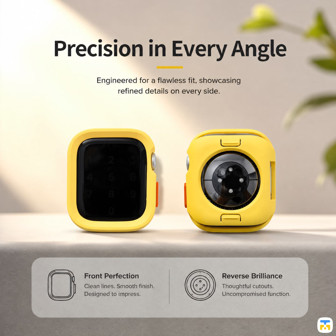 Precision in Every Angle - Color Block Bumper Case for Apple Watch 38-49mm
