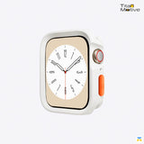 Color Block Bumper Case for Apple Watch 38-49mm - White