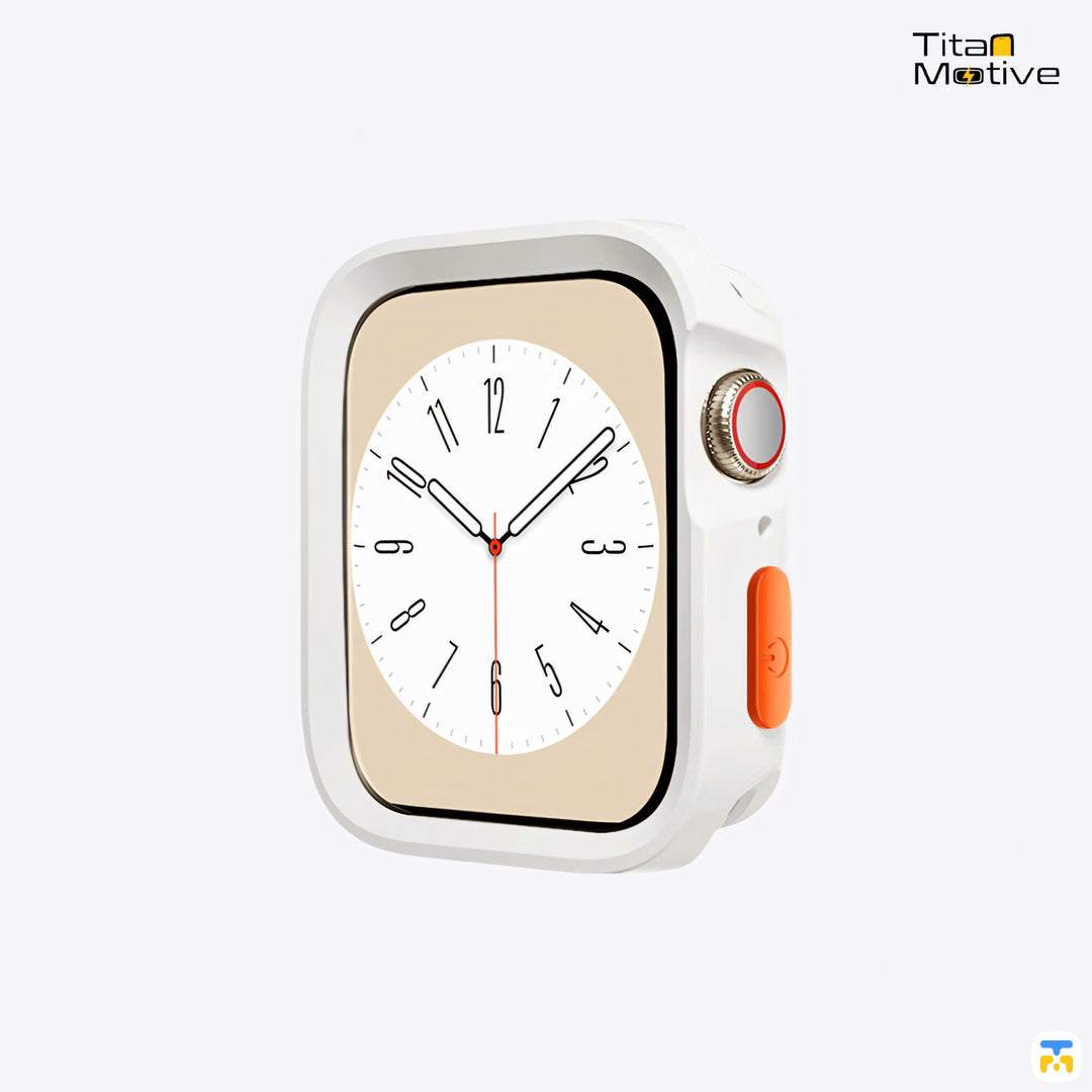 Color Block Bumper Case for Apple Watch 38-49mm - White