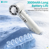 3000mAh Long Battery Life - COTECi 0°HANDHELD FAN - COTECi Zero-Degree Handheld Refrigeration Fan - Ice-Cold Air