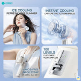 COTECi 0°HANDHELD FAN - COTECi Zero-Degree Handheld Refrigeration Fan - Ice-Cold Air