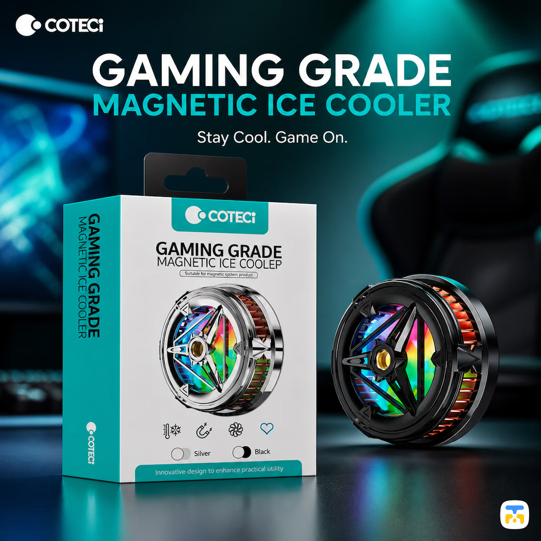 COTECi Gaming Grade Magnetic lce Cooler for Smartphone Packaging