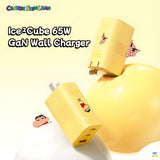 Crayon Shinchan Ice²Cube 65W GAN Wall Charger