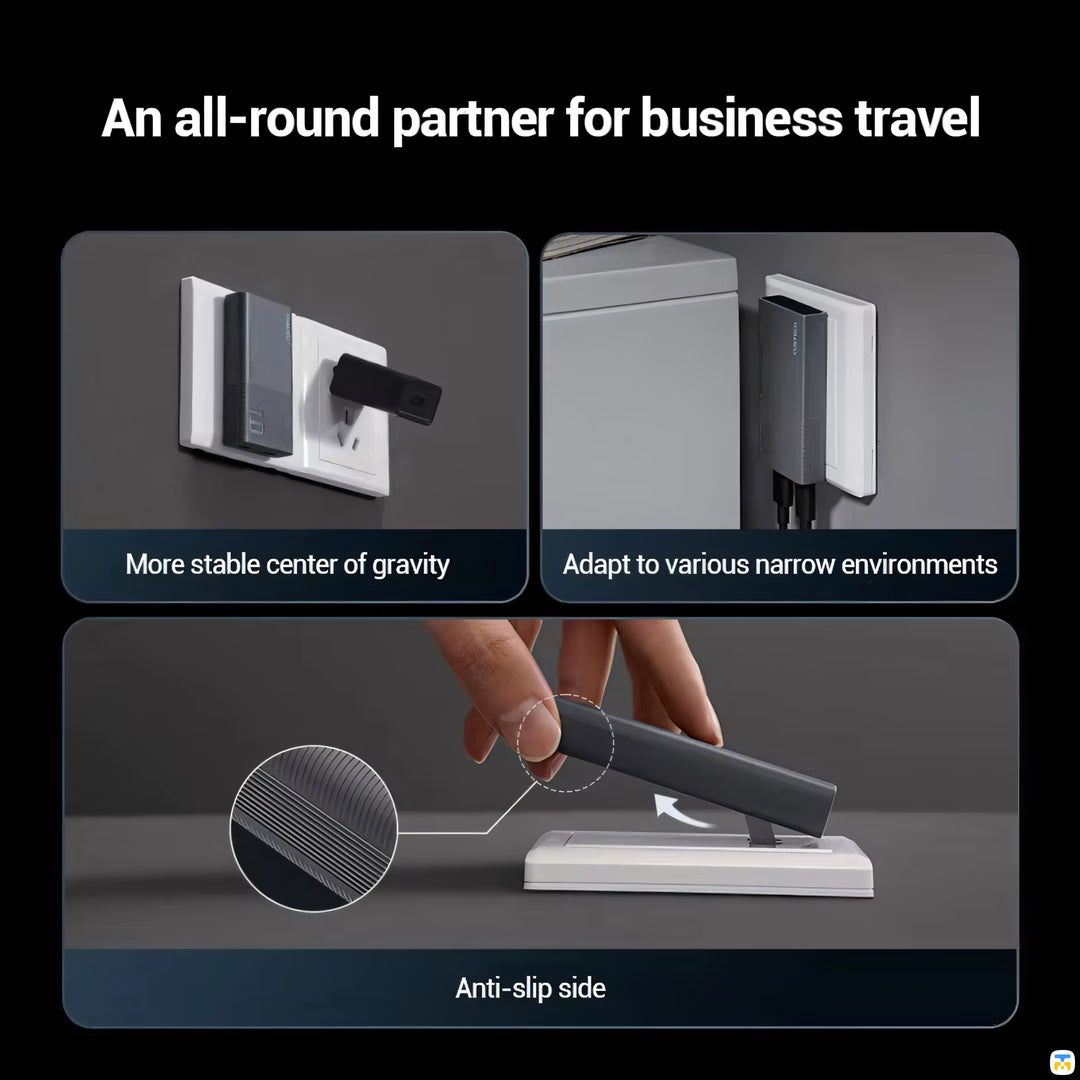 An all-round partner for business travel - CUKTECH 65W GaN Card Charger - Ultra-thin - Dual USB-C