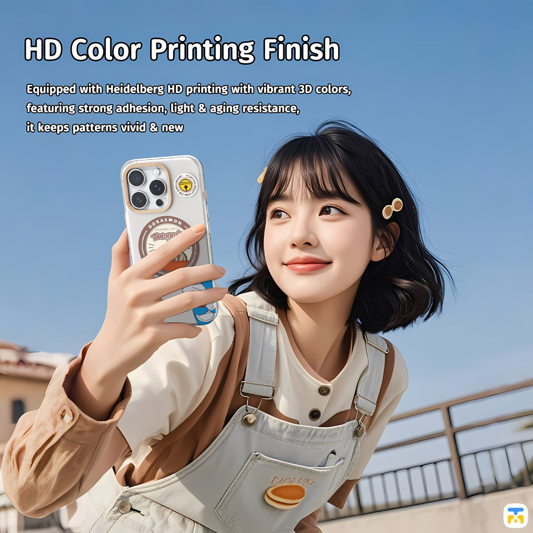 HD Color Printing Finish - Doraemon InShare Series with Magnetic Protection Case