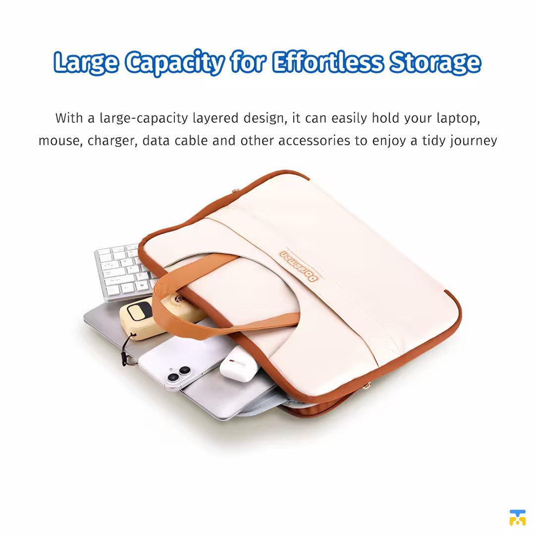 Large Capacity for Effortless Storage - Doraemon Laptop Bag