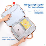 180° Opening Design for Easy Laptop Access - Doraemon Laptop Bag