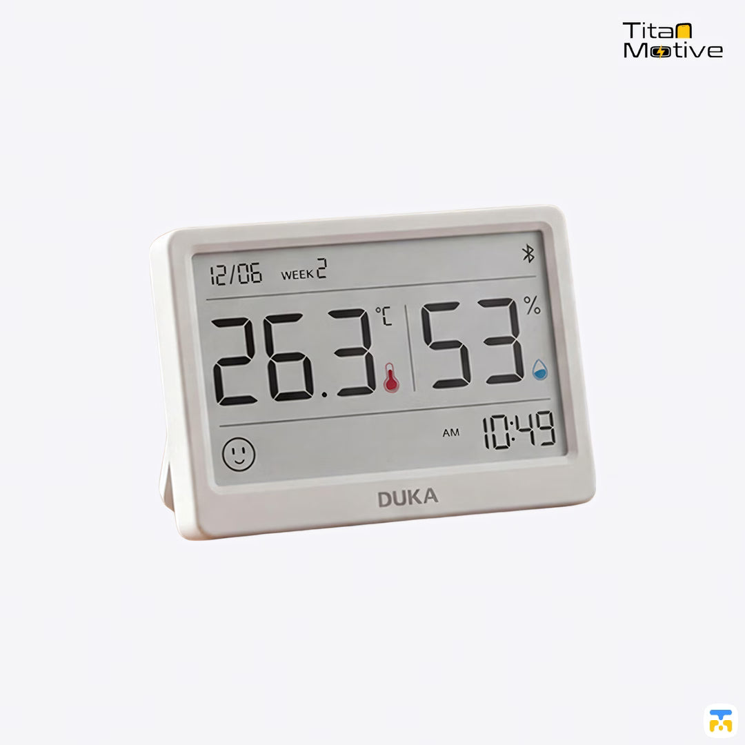 DUKA E-Ink Thermometer & Hygrometer Works with MI Home