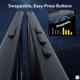 Swappable, Easy-Press Buttons - ESR for iPhone 15 Pro Max Classic Pro Case (HaloLock) Set