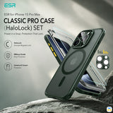 ESR for iPhone 15 Pro Max Classic Pro Case (HaloLock) Set