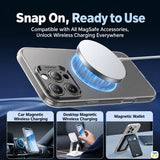 Snap On, Ready to Use
Compatible with All MagSafe Accessories,
Unlock Wireless Charging Everywhere - ESR for iPhone 16 Series Ultra-thin Airbag MagSafe Case