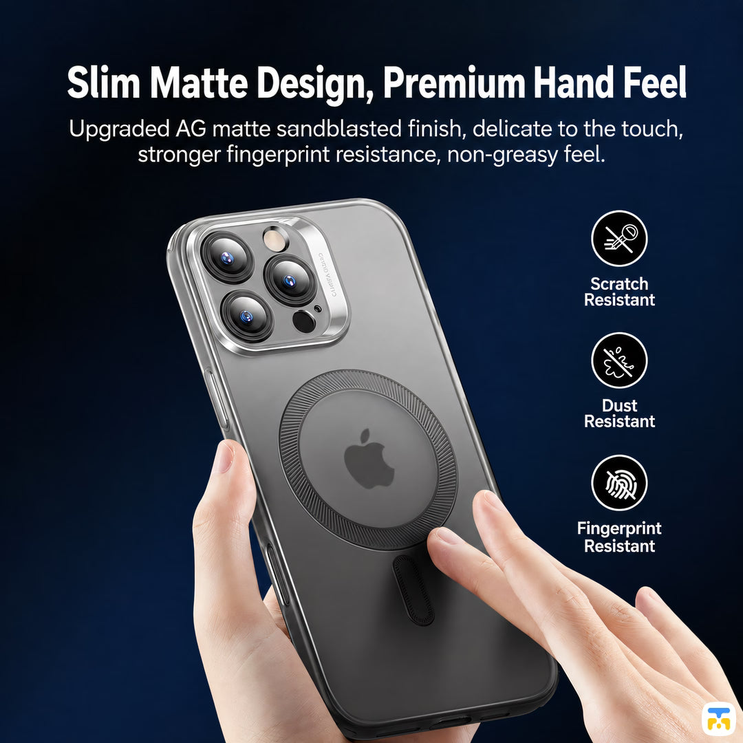 Slim Matte Design, Premium Hand Feel - ESR for iPhone 16 Series Ultra-thin Airbag MagSafe Case