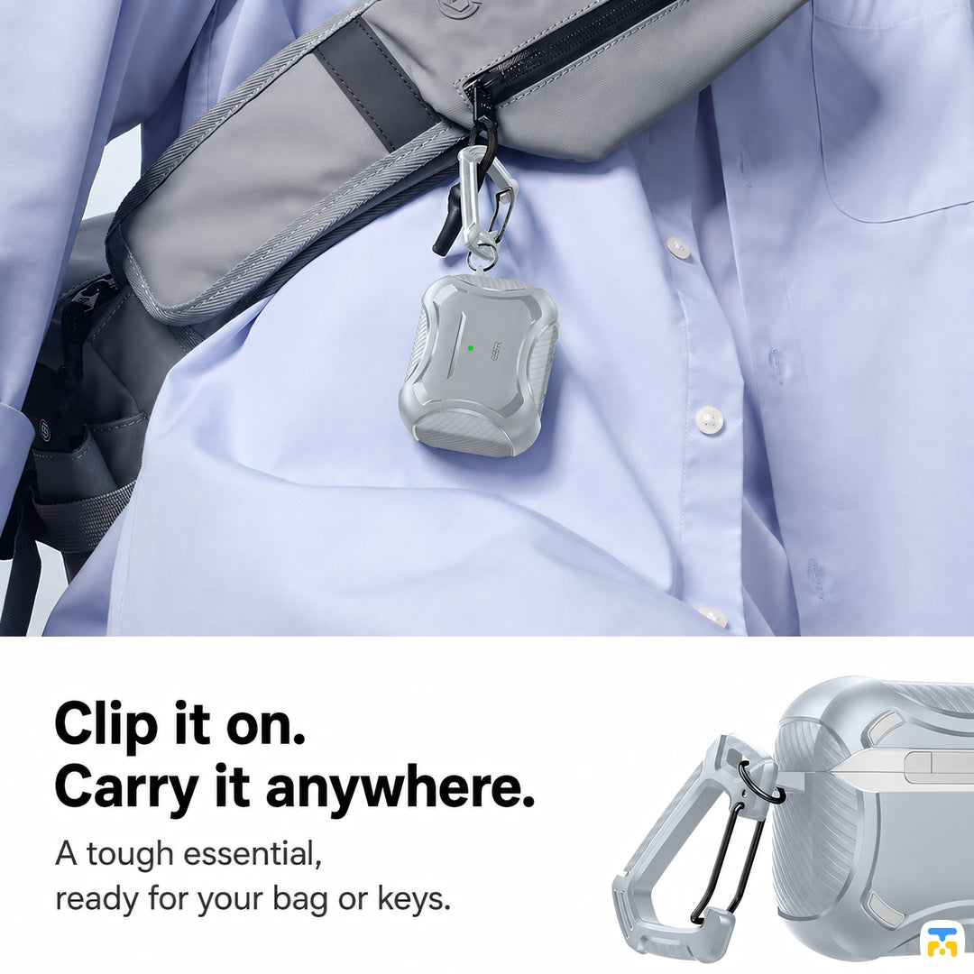 Clip it on Carry it anywhere - ESR Ironclad Magnetic Case for AirPods Pro 3