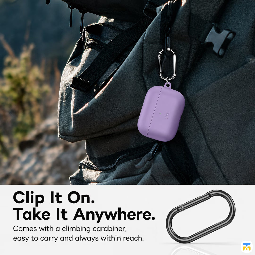 Clip It On.
Take It Anywhere. - ESR Joyful colors Series Case for AirPods Pro 2/1