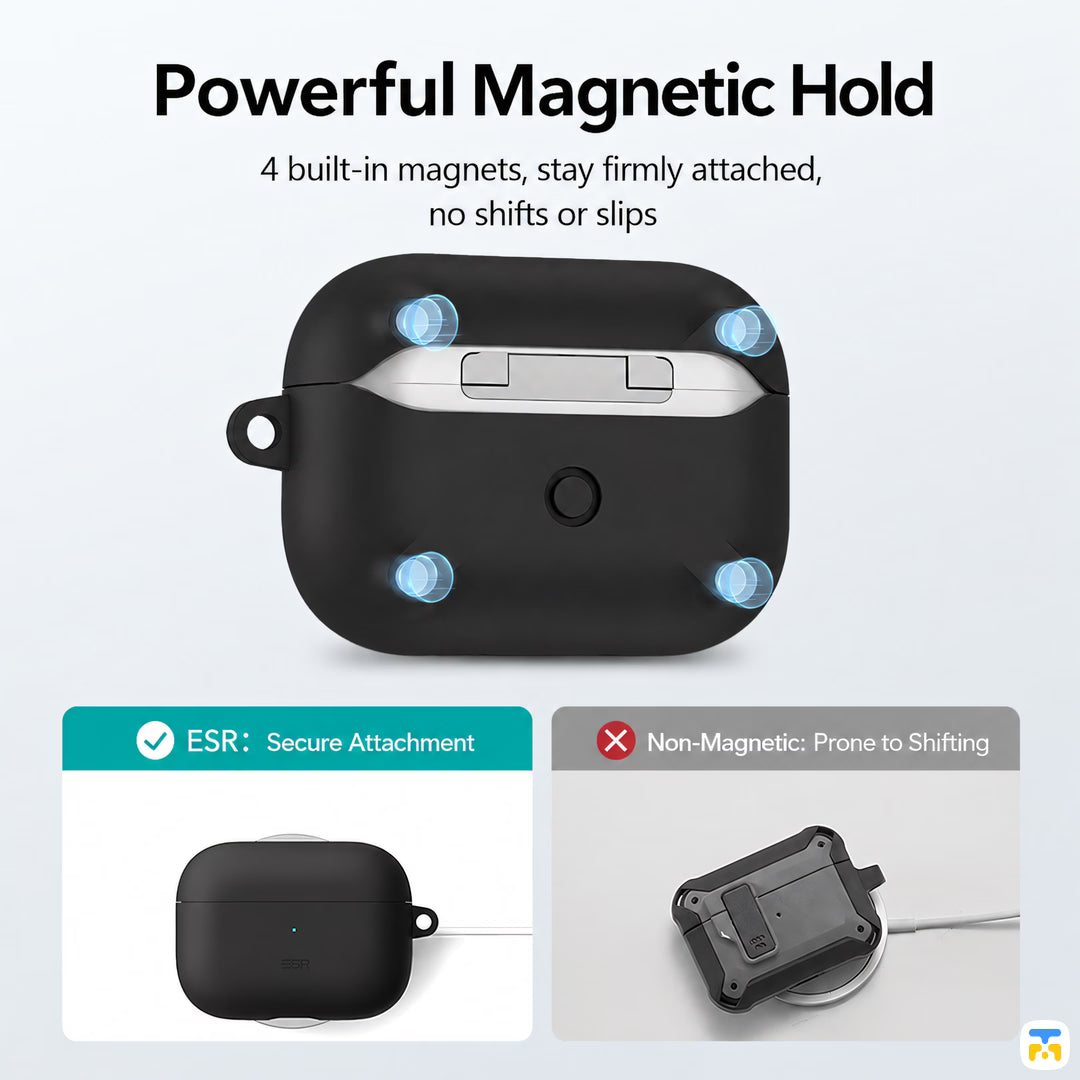 Powerful Magnetic Hold - ESR Joyful colors Series Case for AirPods Pro 2/1