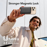 Stronger Magnetic Lock - ESR MagSlim 10000 mAh 15W Qi2 Wireless Power Bank