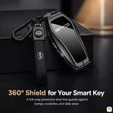 360° Shield for Your Smart Key - Executive Gunmetal Key Fob Cover for BYD SEAL/SEAL 5/ATTO 3/SEALION 6/SEALION 5