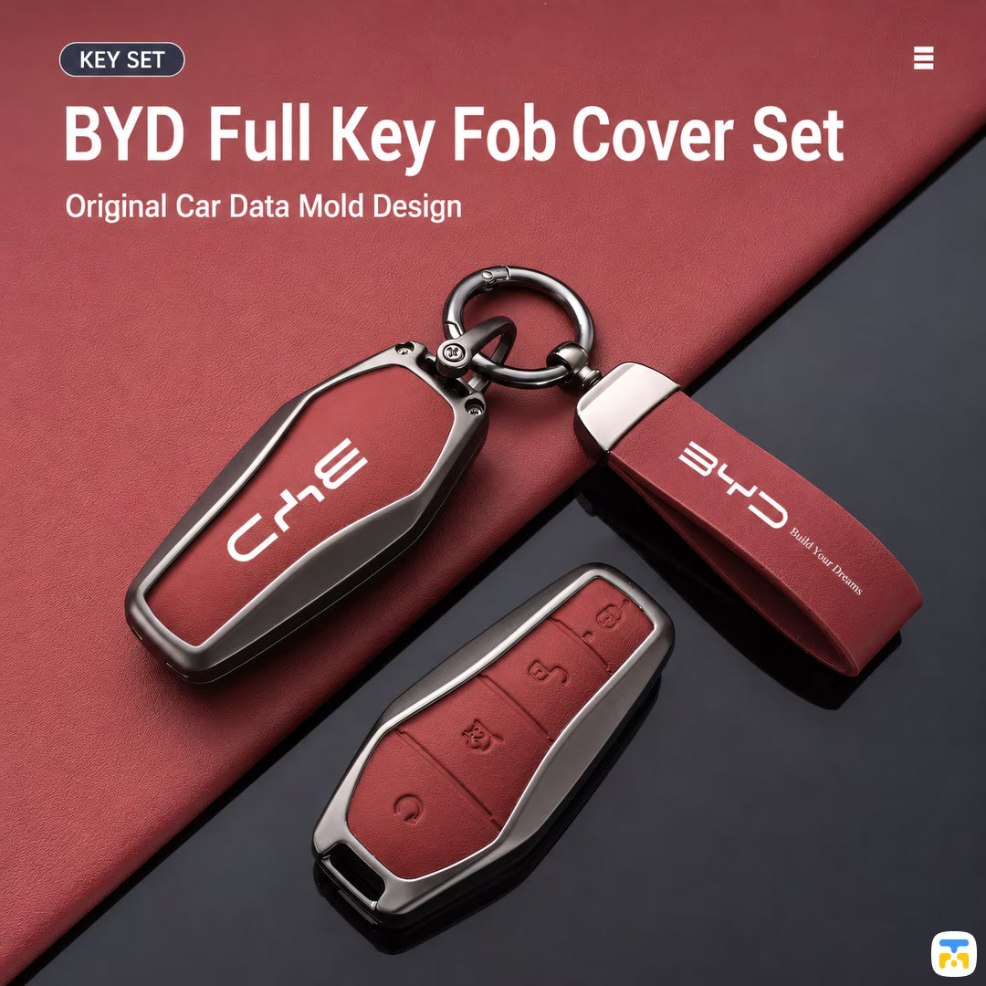 BYD Full Key Fob Cover Set
Original Car Data Mold Design - Executive Leather Key Fob Cover for BYD SEAL/SEAL 5/ATTO 3/SEALION 6/SEALION 5