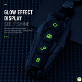 GLOW EFFECT DISPLAY - Glow in the Dark Key Fob Cover for BYD SEAL/SEAL 5/ATTO 3/SEALION 6/SEALION 5