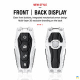 FRONT BACK DISPLAY - Glow in the Dark Key Fob Cover for BYD SEAL/SEAL 5/ATTO 3/SEALION 6/SEALION 5