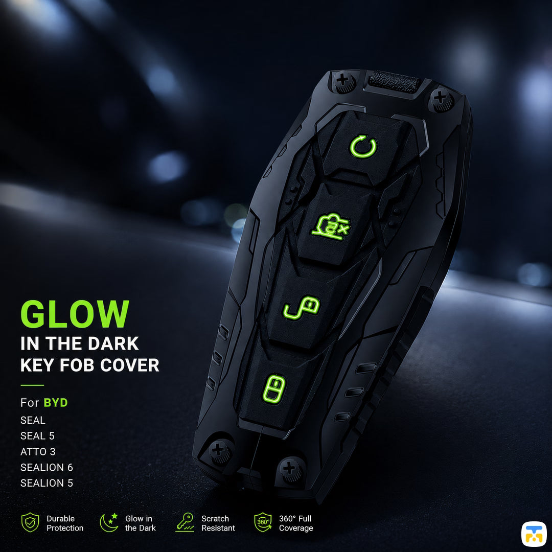 Glow in the Dark Key Fob Cover for BYD SEAL/SEAL 5/ATTO 3/SEALION 6/SEALION 5