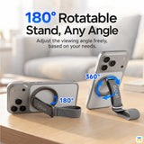 180° Rotatable
Stand, Any Angle - GOJI Magnetic Ring Holder & Phone Stand