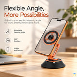 Flexible Angle,
More Possibilities - GOJI Vacuum Suction 360° Rotating Magnetic Phone Stand