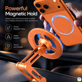 Powerful
Magnetic Hold - GOJI Vacuum Suction 360° Rotating Magnetic Phone Stand