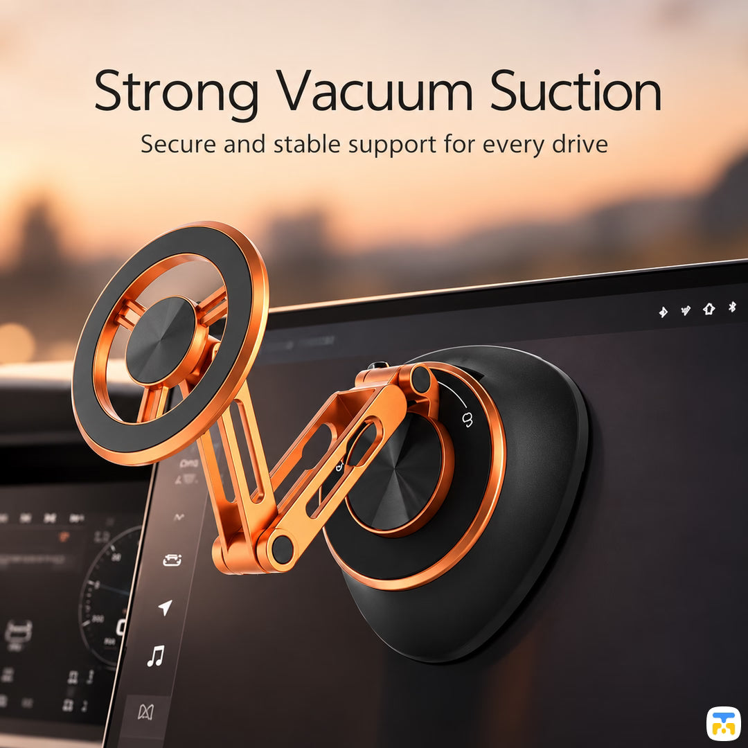 Strong Vacuum Suction - GOJI Vacuum Suction 360° Rotating Magnetic Phone Stand